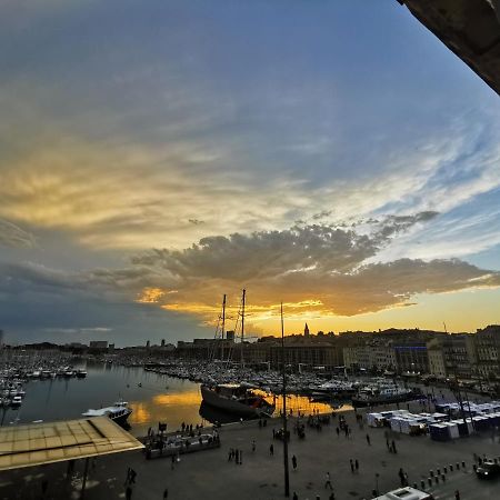 Face Au Vieux Port Vue 180 De Notre Dame Au Panier Lägenhet Marseille Exteriör bild