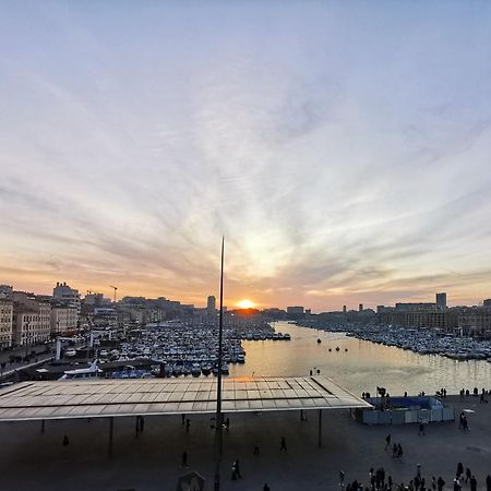 Face Au Vieux Port Vue 180 De Notre Dame Au Panier Lägenhet Marseille Rum bild